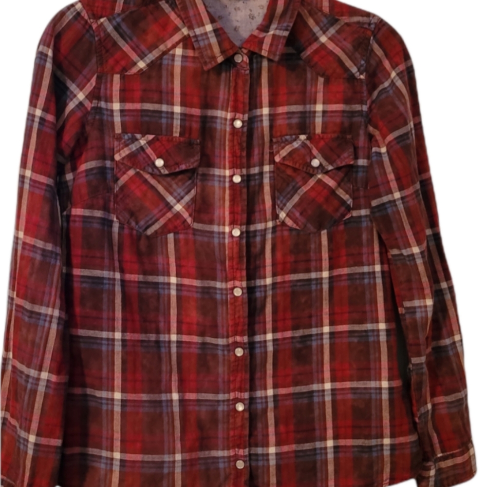 Lovestitch Plaid Button-down